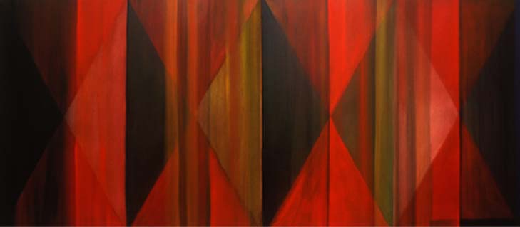 Orange Screen (Diptych)